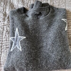 Rails Gray Sweater with Stars